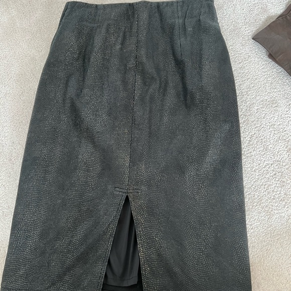 Leather Pencil Skirt - Picture 2 of 3